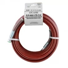Furtun airless Titan L 15,2 m 3/8, 50′ Rosu