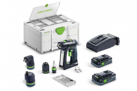 Masini de gaurit si insurubat cu acumulatori C 18 HPC 4,0 I-Set, Festool