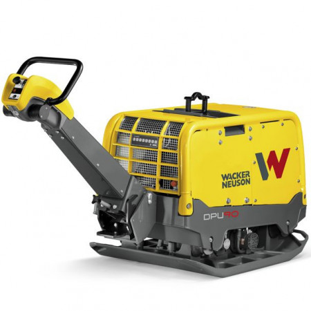 Placa compactoare reversibila Wacker Neuson DPU90Lec670, diesel, racire cu apa, greutate 756 kg, forta de impact 90 kN, pornire electrica, sistem Compatec