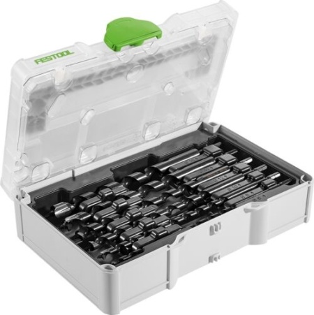 Set de burghie elicoidale SYS3 S 76-SB CE-SORT/6, Festool