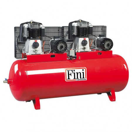 Compresor de aer Fini BK119T/500 5.5 1", 900 l, 8 kW, 10 bar, 1348 l/min