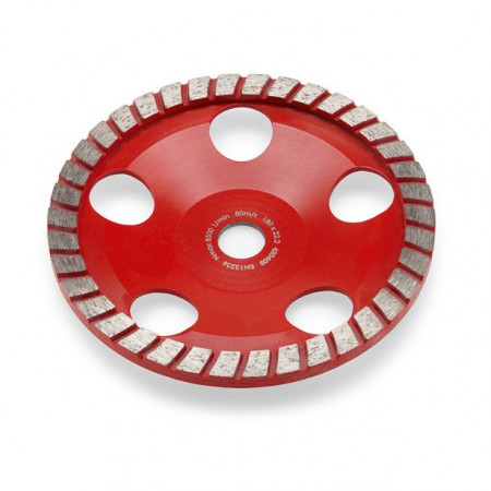 Disc diamantat Flex 420409, Turbo-F-Jet D180x22.2, pentru granit, marmura, beton, 180 mm