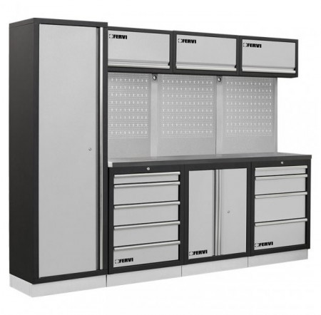 Dulap de atelier modular A008D, Fervi