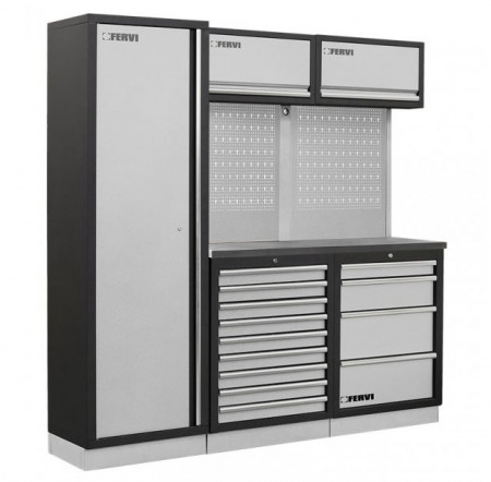 Dulap de atelier modular A008Q, Fervi