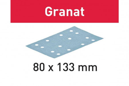 Foaie abraziva Granat 80x133 P100 GR/100, Festool