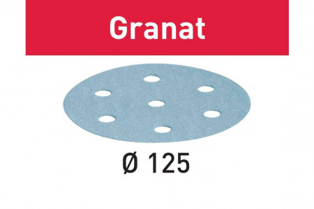 Foaie abraziva Granat D125 P180 GR/10, Festool