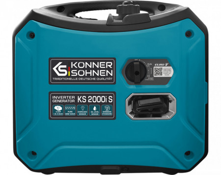Generator de curent 2.0 kW inverter - benzina - insonorizat - Konner & Sohnen - KS-2000i-S