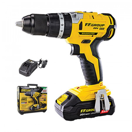 Masina de gaurit insurubat cu percutie FF Group 41317 20v 1x2.5Ah gama pro