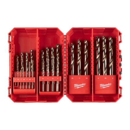 Set de burghie HSS Cobalt, Ø1.0-13.0mm, 25buc, MILWAUKEE®