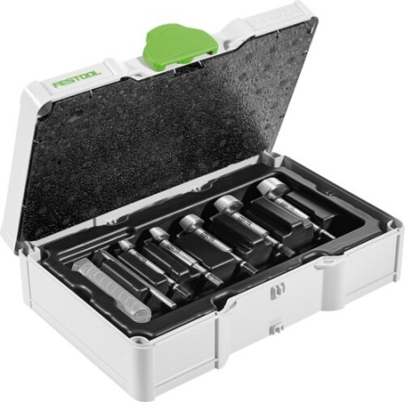 Set de capete de burghiu Forstner SYS3 S 76-FB CE-SORT/5, Festool