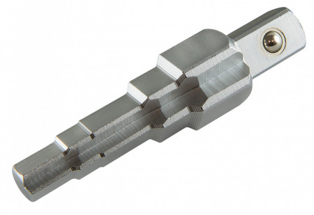 Cheie in trepte pentru calorifer cu dimensiunea principala de 3/8"; 1/2"; 3/4"; 1"