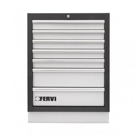 Dulap de atelier pentru scule modular cu 7 sertare A007/17