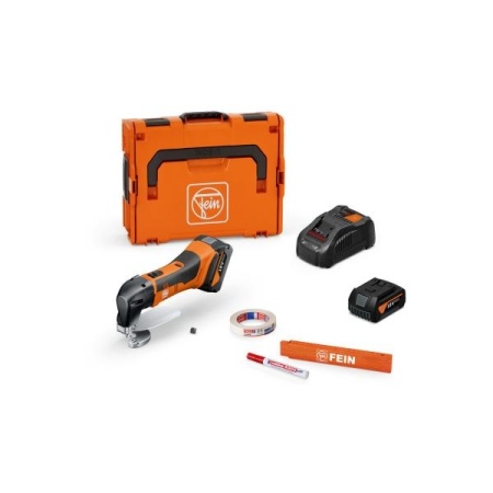 Foarfece de tăiat tabla cu acumulator până la 1,6 mm, ABLS 18 1.6 E AS, set 2x5Ah, Fein