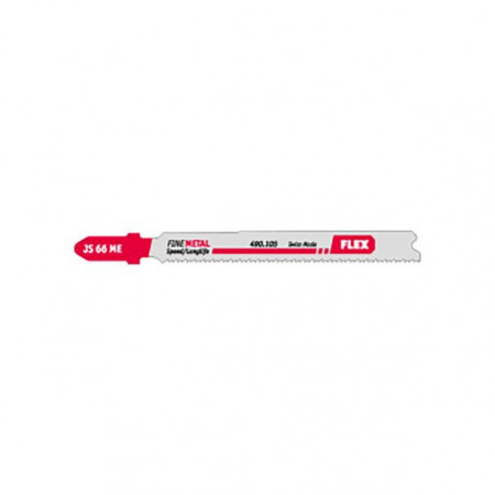 Set 5 lame pentru fierastrau pendular Flex 490105, JS 66 ME VE 5, pentru metal, coada tip T, 66 mm