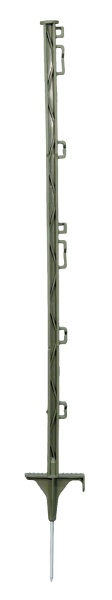 Stâlp standard din plastic verde, H 1,05 m 5 izolatori, cod 07 000 032, Clotseul