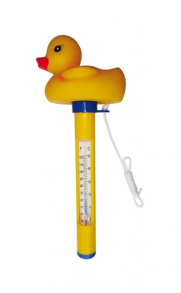 Termometru pentru piscina HECHT 060512, cu plutitor in forma de ratusca de cauciuc