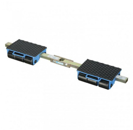 Carucior pentru marfa cu role 9 t - tip platforma 0654/09f, Fervi