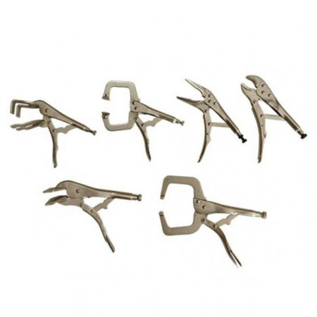 Clesti fixare materiale pentru sudat Telwin 802586, 6 buc.