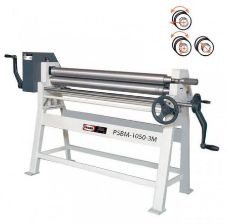 Dispozitiv de roluit tabla cu 3 role PSBM-1270-1,2M