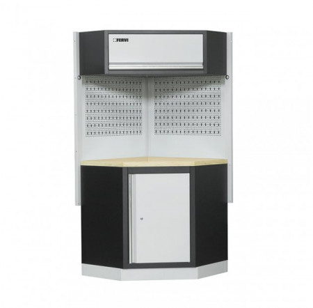 Dulap de colt pentru atelier modular A007F, Fervi