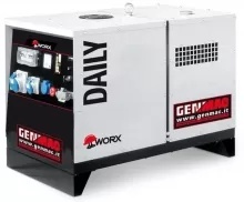 Generator insonorizat GENMAC Daily G7000KS-M MA putere maxima 7.0 kVA 400V motor Kohler