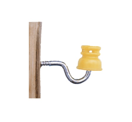 Izolator curbat GALBEN JC 83 - pungă 25 bucăți, cod 76 201 342, Clotseul