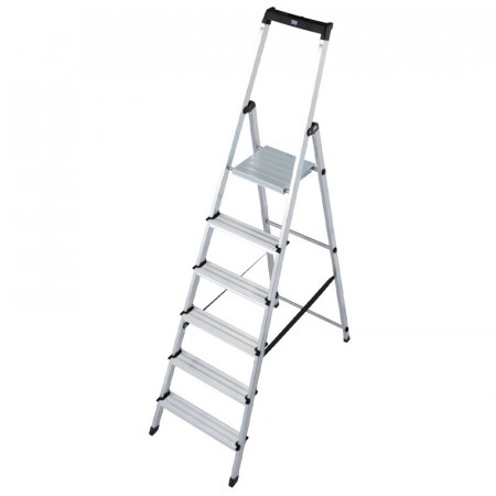 SCARA KRAUSSE MONTO "SOLIDY" DUBLA CU TREPTE PE O PARTE, 6 TREPTE, KR-126245