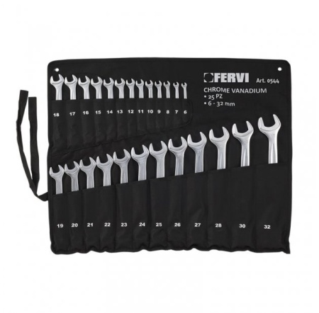 Set de chei combinate 6 ÷ 22 mm 0544, Fervi