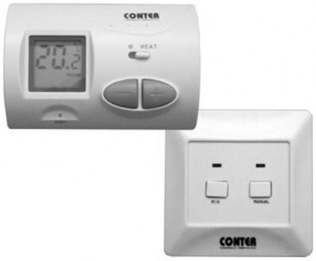 Termostat de ambient neprogramabil fara fir CONTER CT3W