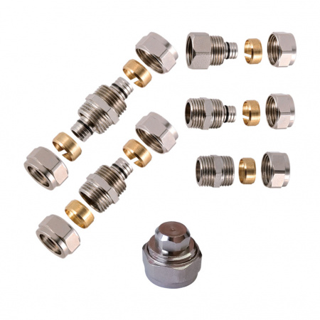 Adaptor pentru teava de incalzire in pardoseala conector 16x2, KAS