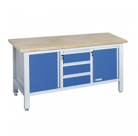 Banc de lucru cu dulap si sertare B009/B2