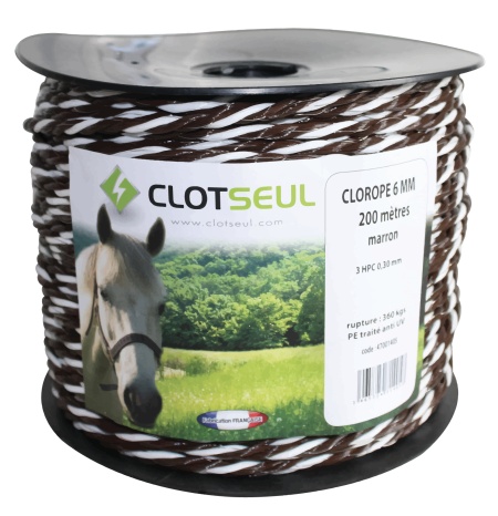 Cordelină CLOROPE MARO ø 6 mm 200 m, cod 47 001 405, Clotseul
