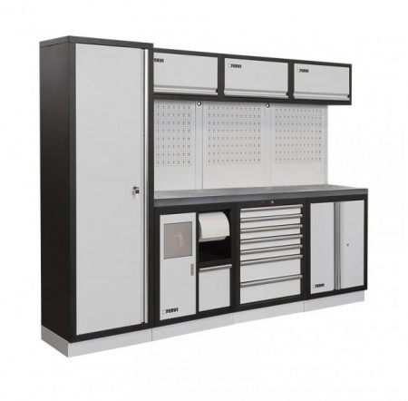 Dulap de atelier modular A008G, Fervi