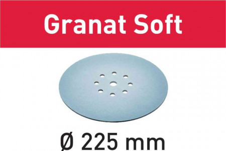 Foaie abraziva Granat Soft D225 P100 GR SOFT/25, Festool
