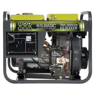 Generator de curent diesel 5.5 kW, KS 6000DE - Konner and Sohnen
