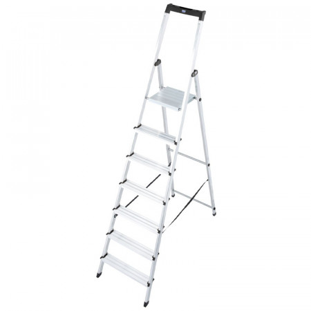 SCARA KRAUSSE MONTO "SOLIDY" DUBLA CU TREPTE PE O PARTE, 7 TREPTE, KR-126245