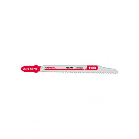 Set 5 lame pentru fierastrau pendular Flex 489980, JS 75 ME Pro VE 5, pentru metal, coada tip T, 75 mm