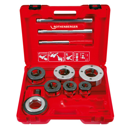 Set clupa de filetat SUPER CUT 1/2-3/4-1-1.1/4-1.1/2-2"