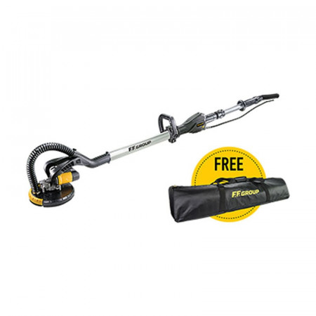 Slefuitor pentru pereti FF Group dsl 750 plus 43282 cu maner telescopic 750 w diametrul discului 225 mm