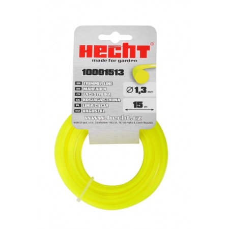 Fir pentru trimmer HECHT 10001513, profil rotund, diametru 1.3 mm, lungime 15 m