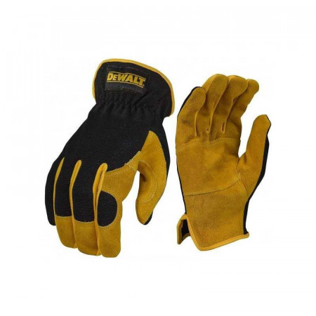 Manusi Din Piele Hybrid DeWalt DPG216L EU, Marime L, Degete Intregi