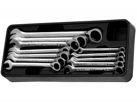 Modul PVC cu 12 chei combinate cu clichet 12 scule