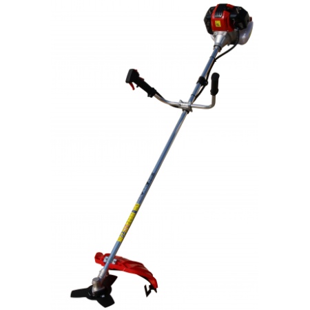 Motocoasa cu motor in 4 timpi Media Line cu putere motor de 1,1 CP si cap taietor profesional cu incarcare rapida .