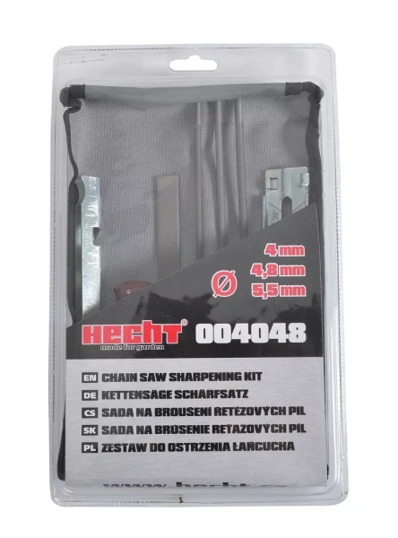 Set ascutire lant motofierastrau HECHT 004048, dimensiuni pile 4 mm, 4.8 mm, 5.5 mm
