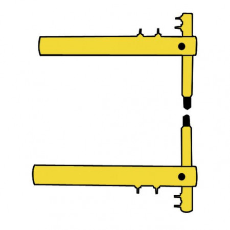 Set brate XP1 pentru sudura in puncte Telwin 803100, 350 mm, cu electrozi