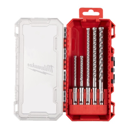Set de burghie Milwaukee SDS-plus MX4 nr.2, 5buc