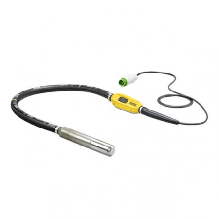 Vibrator pentru beton Wacker Neuson IEe38/34/5, cap vibrant 38 mm, lungime furtun 5 m, frecventa 200 Hz, compatibil cu convertizor cu acumulator ACBe