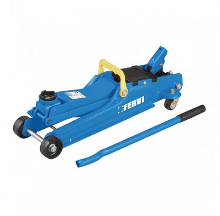 Cric hidraulic tip crocodil cu profil low 0567, Fervi
