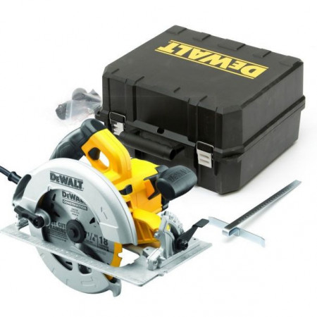 Fierastrau circular manual Dewalt DWE575K, 1600 W, adancime de taiere de 67 mm