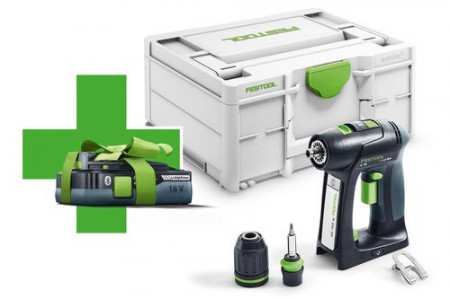 Masini de gaurit si insurubat cu acumulatori C 18-Basic-4,0, Festool
